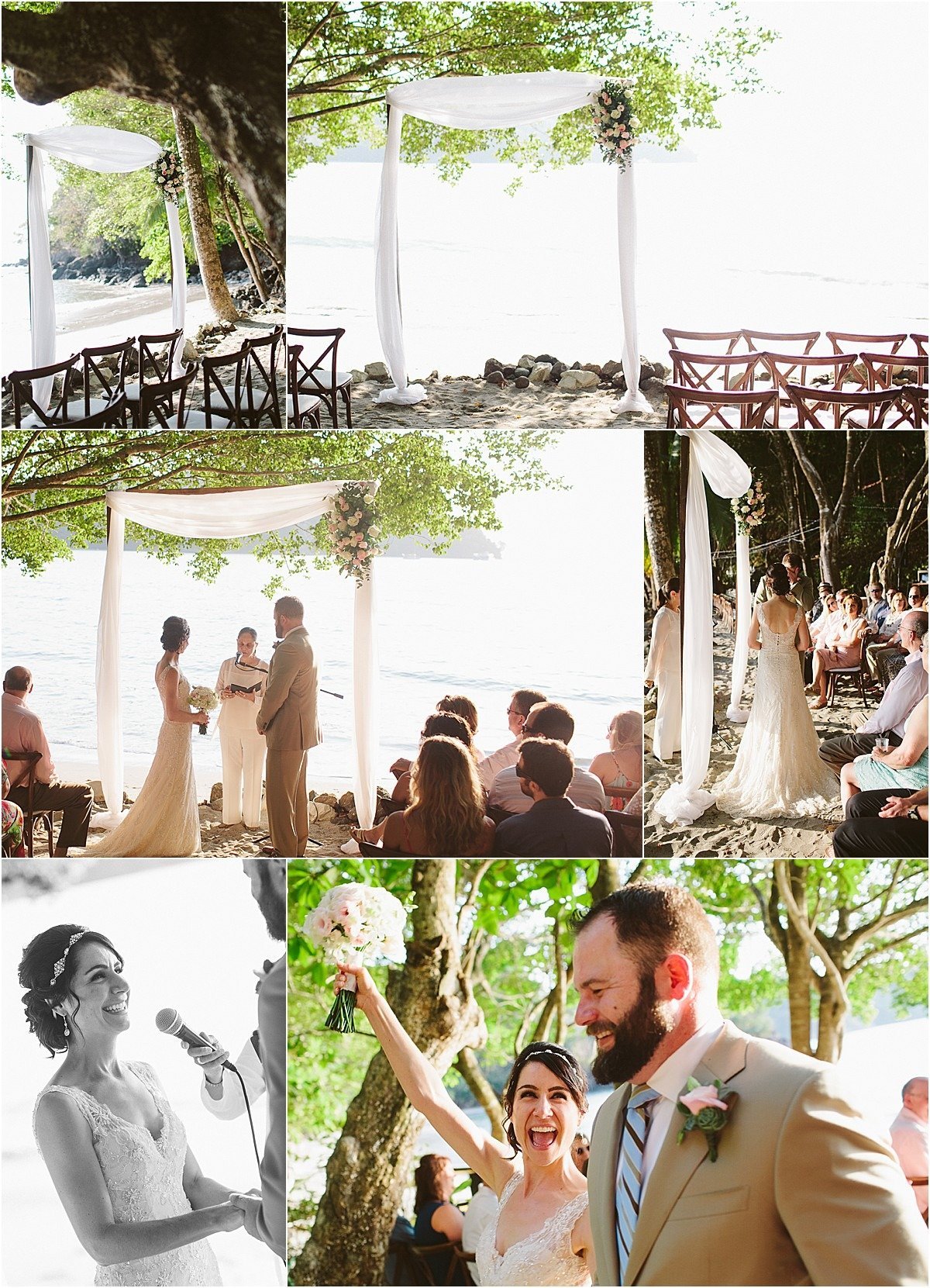 ceremony CR tulmar beach front