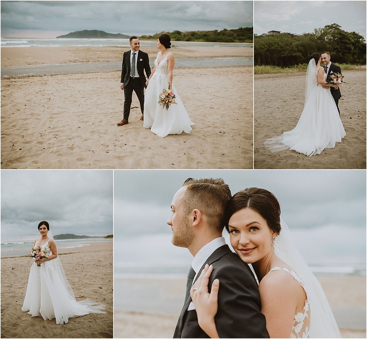 couples photos on playa tamarindo cr