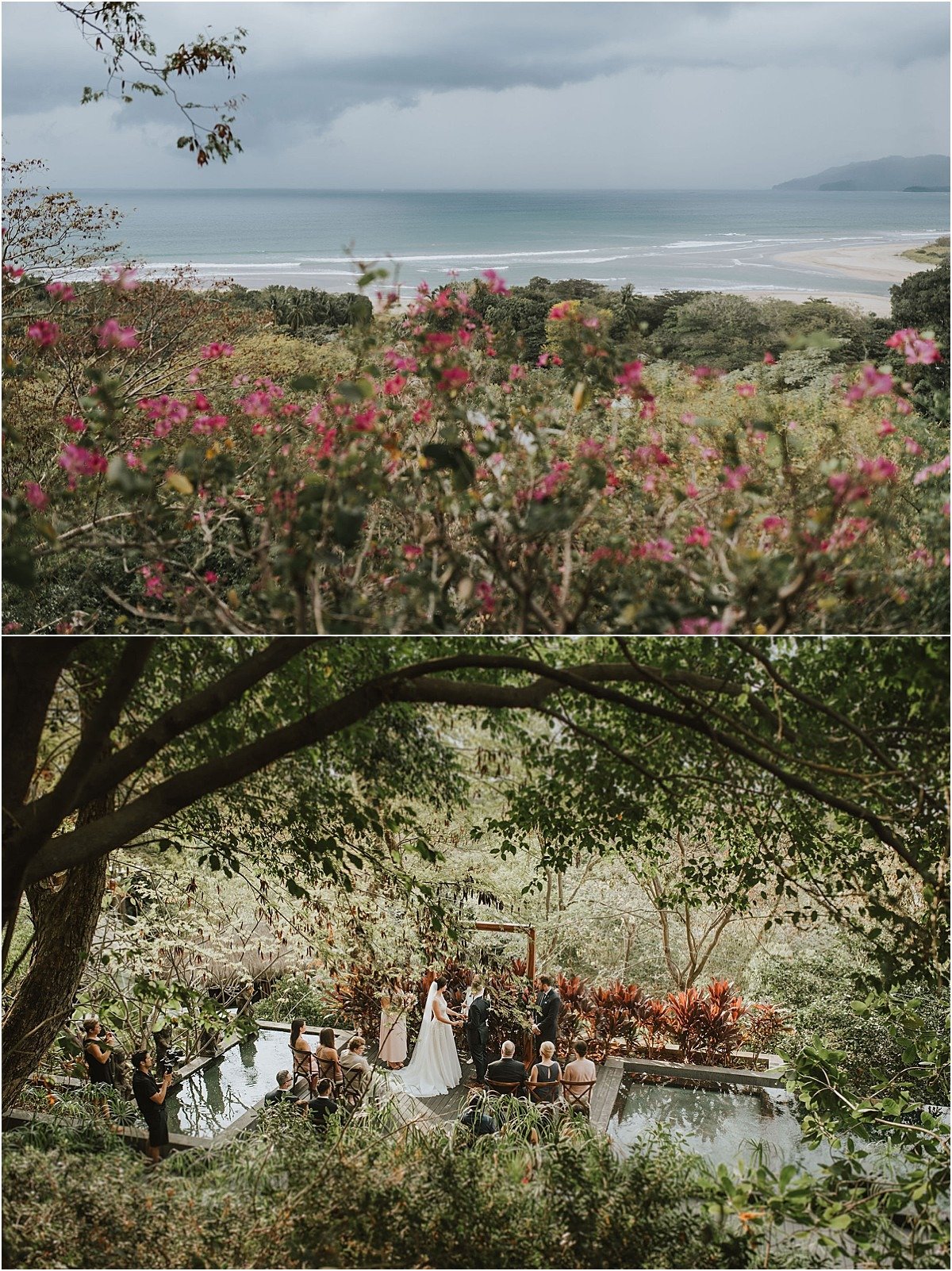 el chante poolside wedding