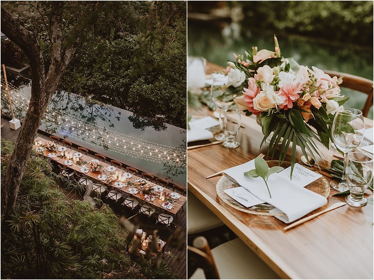 night table wedding villa costa rica