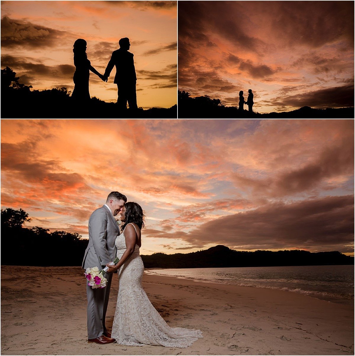 sunset beach elopement cr