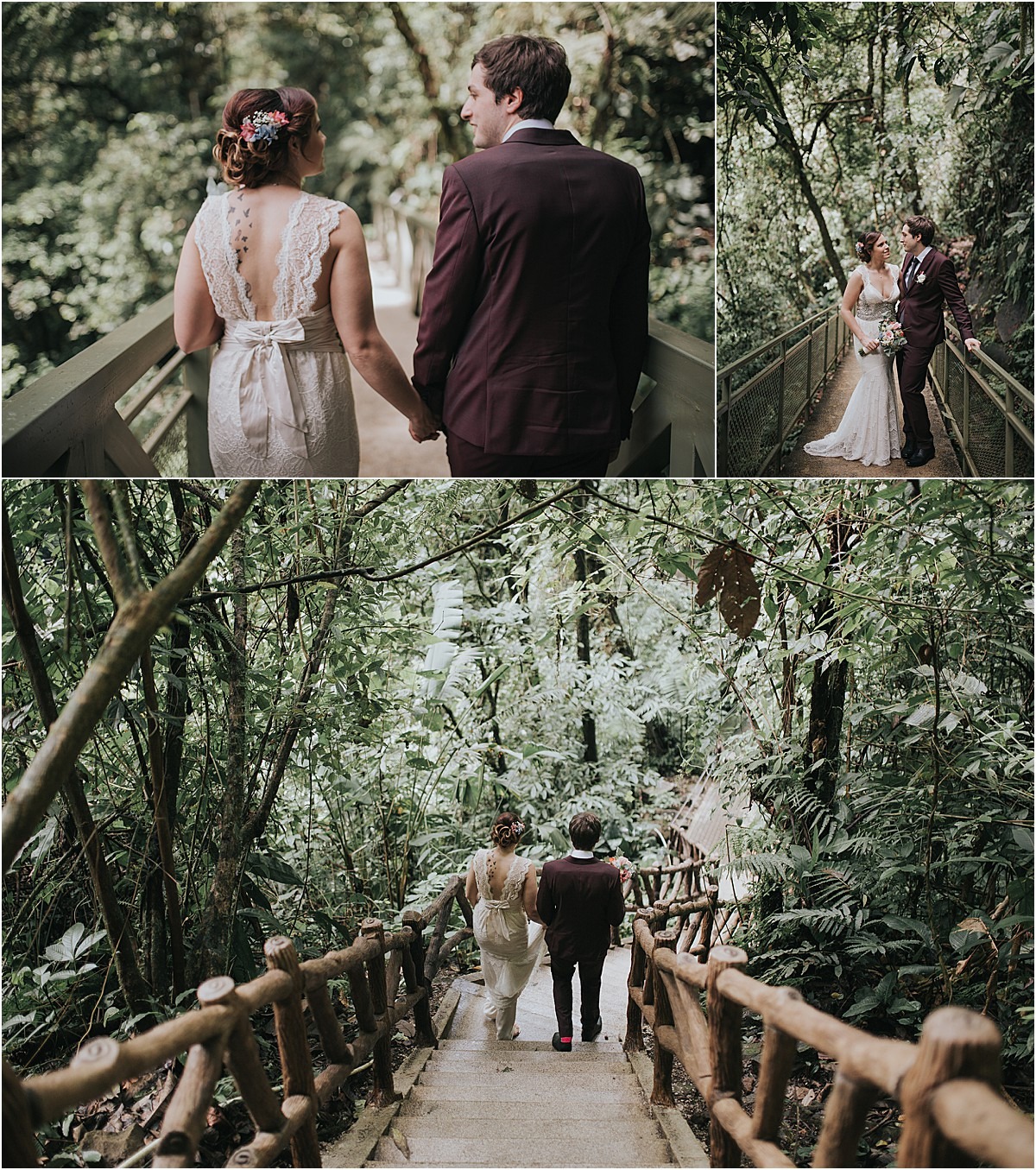 walking to the waterfall costa rica elope