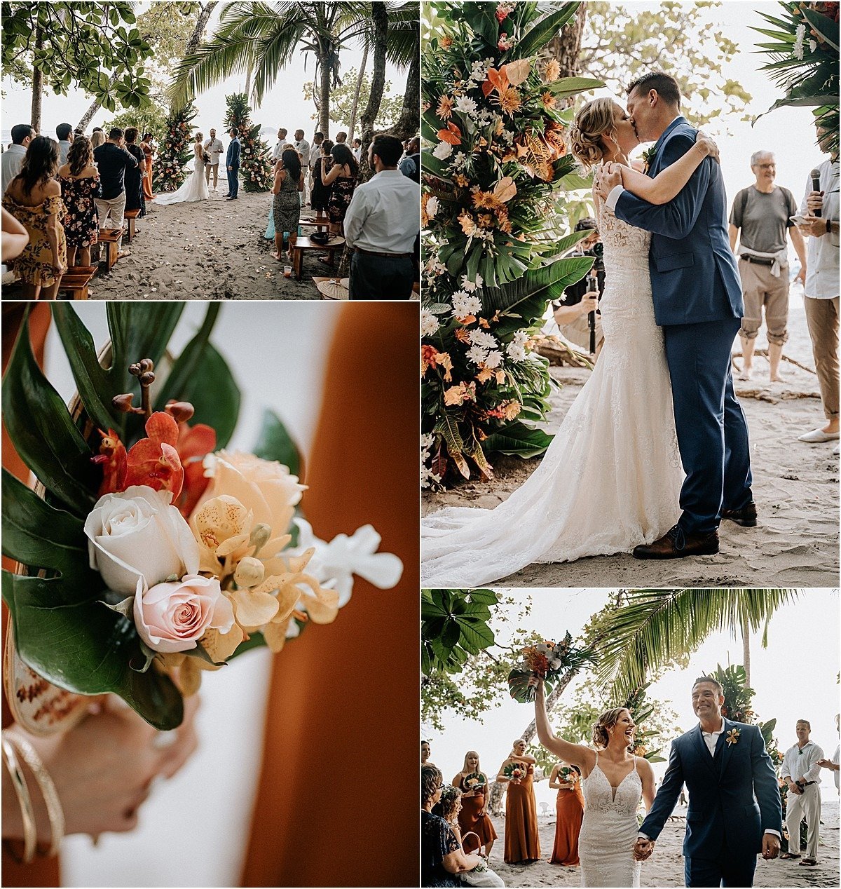 Tropical Chic Wedding Manuel Antonio, Costa Rica • Mil Besos