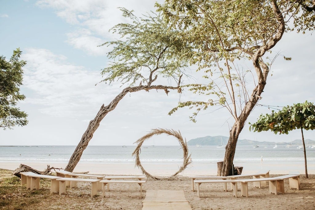 boho barefoot beach wedding langosta beach