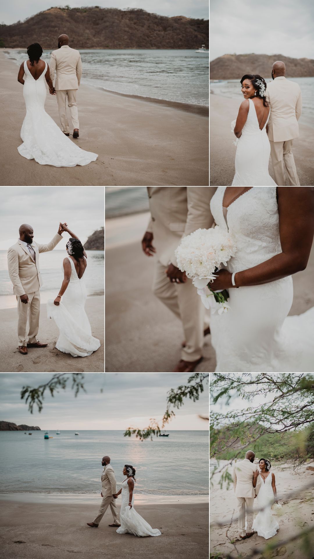 beach walk in front of dreams resort costa rica