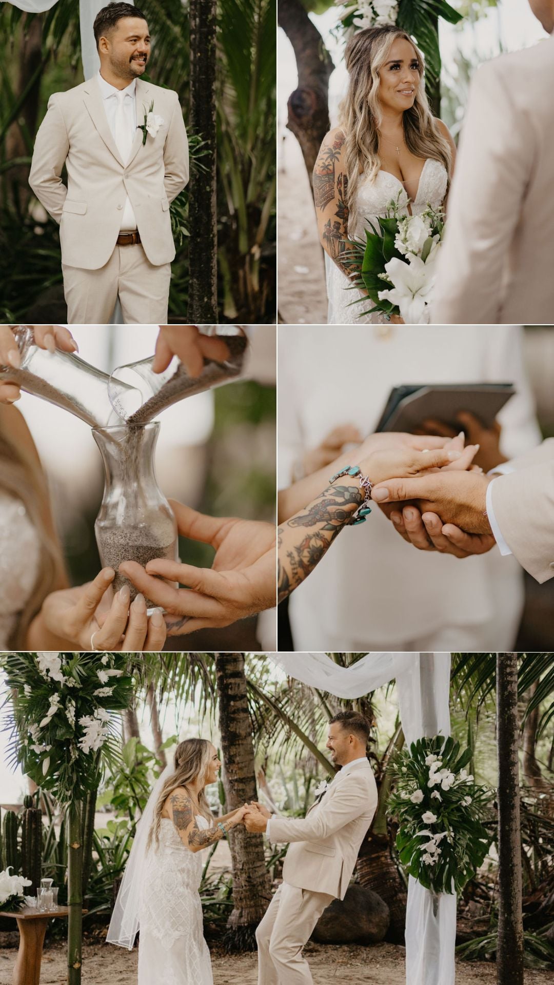 ceremony highlights at hotel costa verde