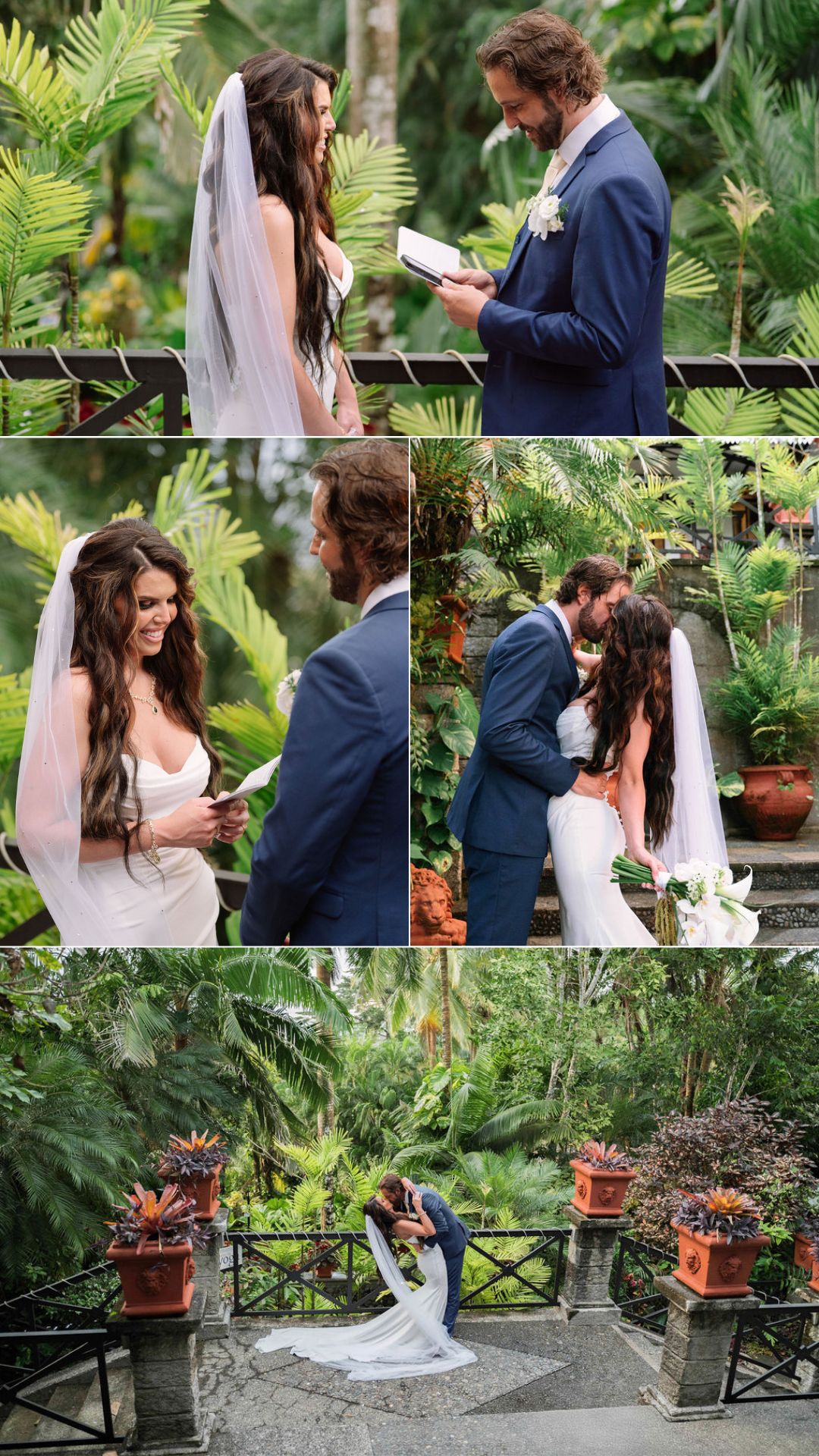 mason and rebecca private vows at villa caletas