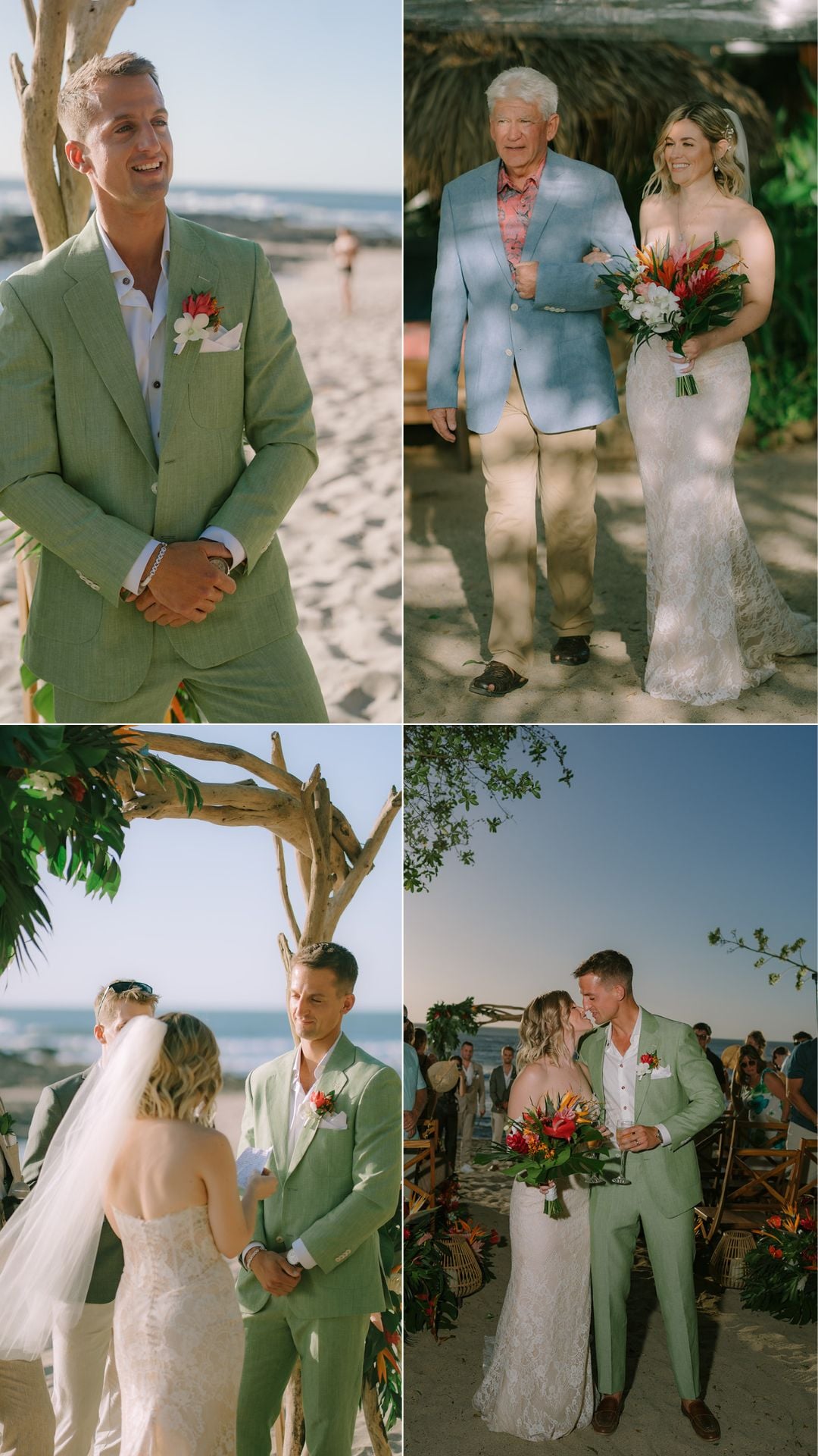 wedding ceremony highlights at sueño del mar
