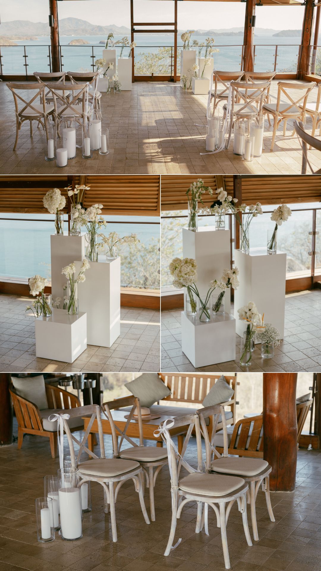 wedding ceremony highlights - white flowers - ceremony wedding ceremony highlights - white flowers - ceremony