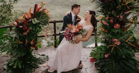 Clara + Matt Costa Rica Chapel Wedding Featured on Destination I Do