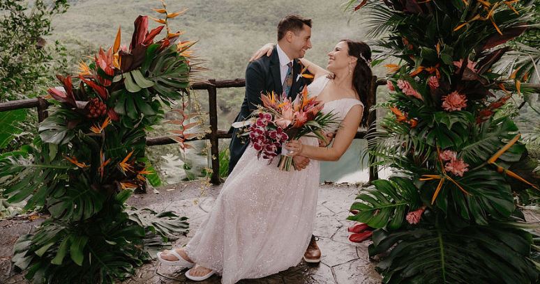 Clara + Matt Costa Rica Chapel Wedding Featured on Destination I Do