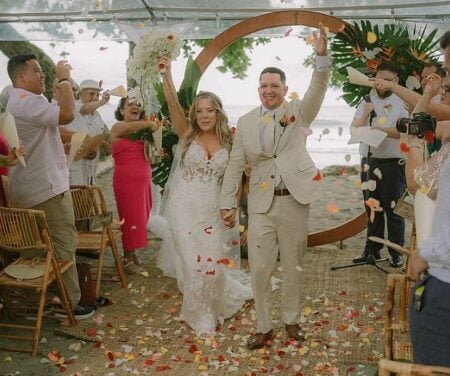 Colleen + Javier featured on Boho Weddings