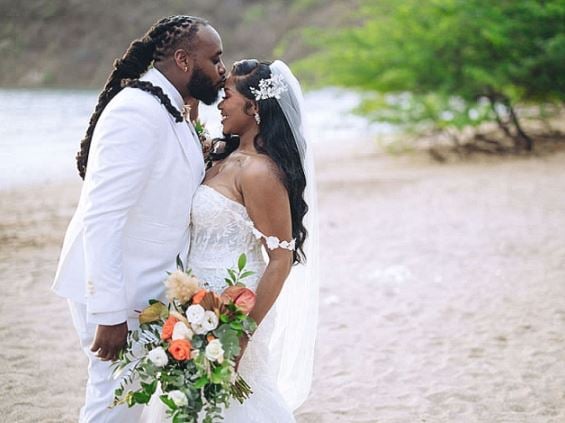 Mrylie + Brandon's wedding featured on Boho Weddings