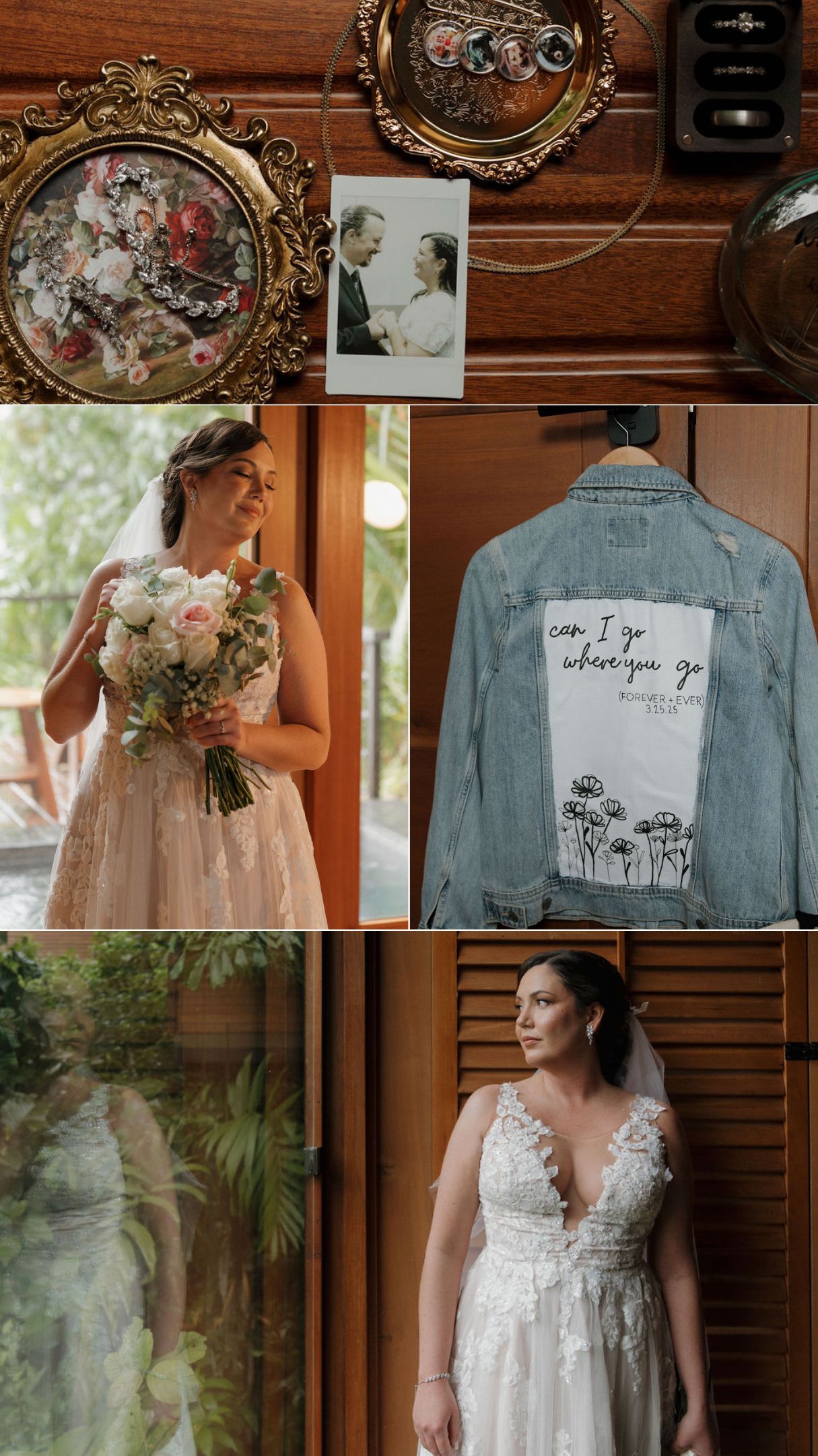 bride - details bouquet