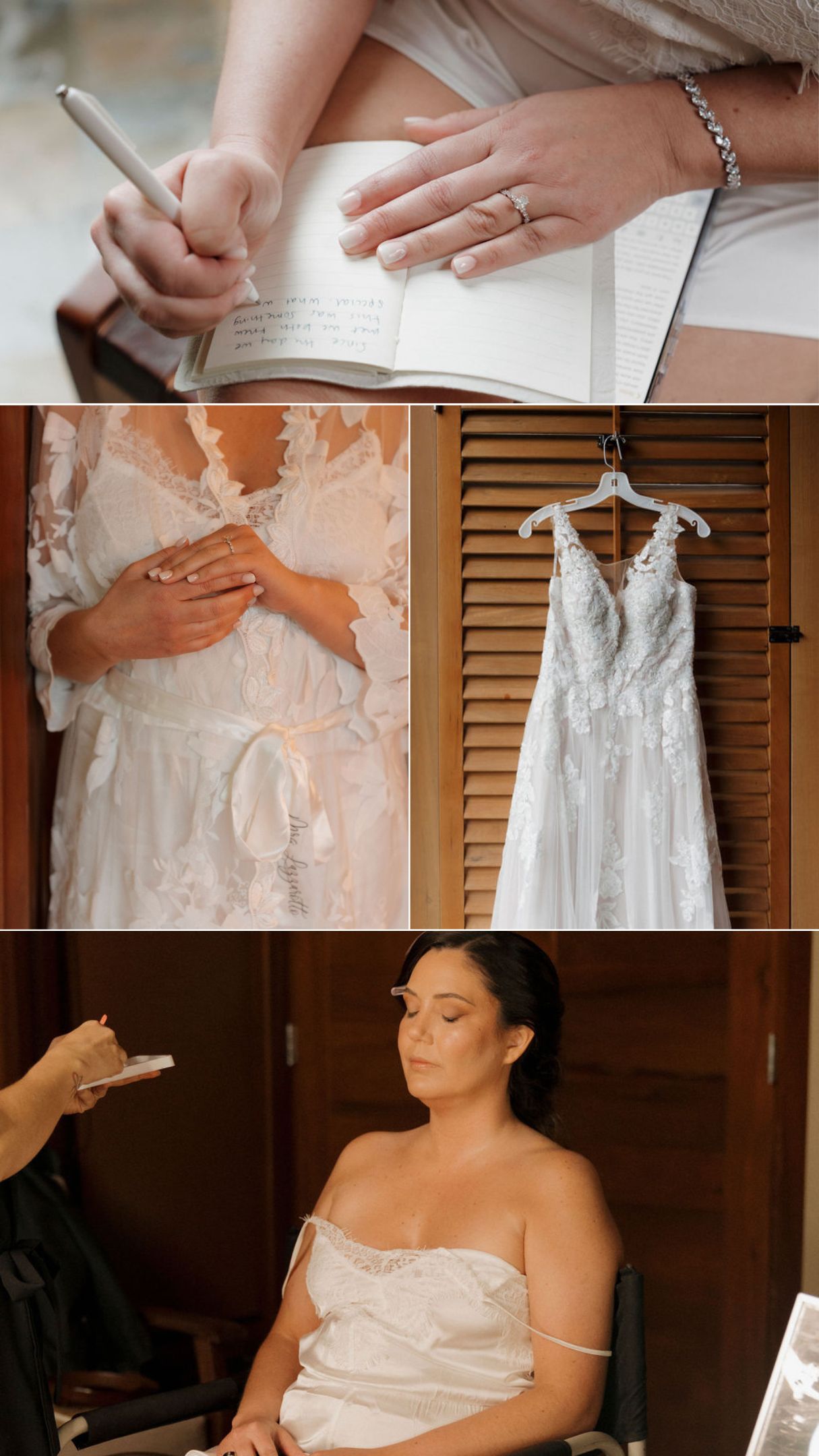 bride details - wedding dress