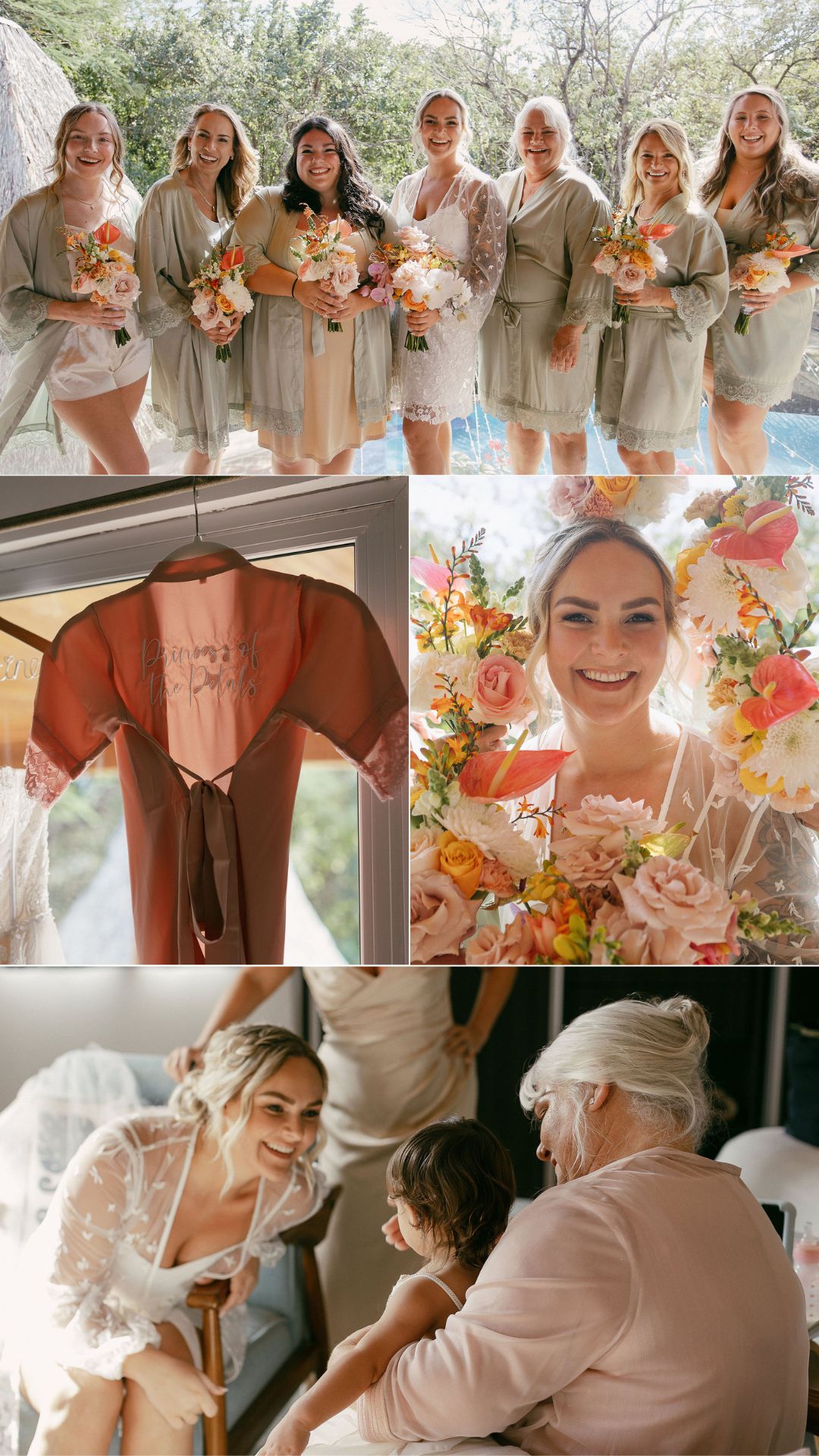princess of petals - team bride - flowers