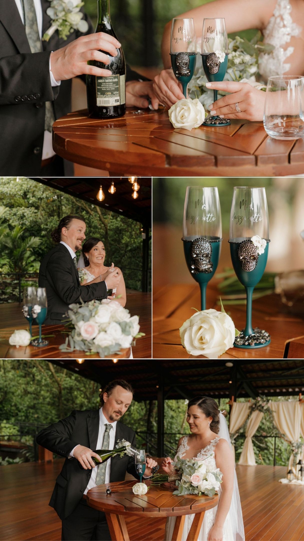 wedding celebration - glasses