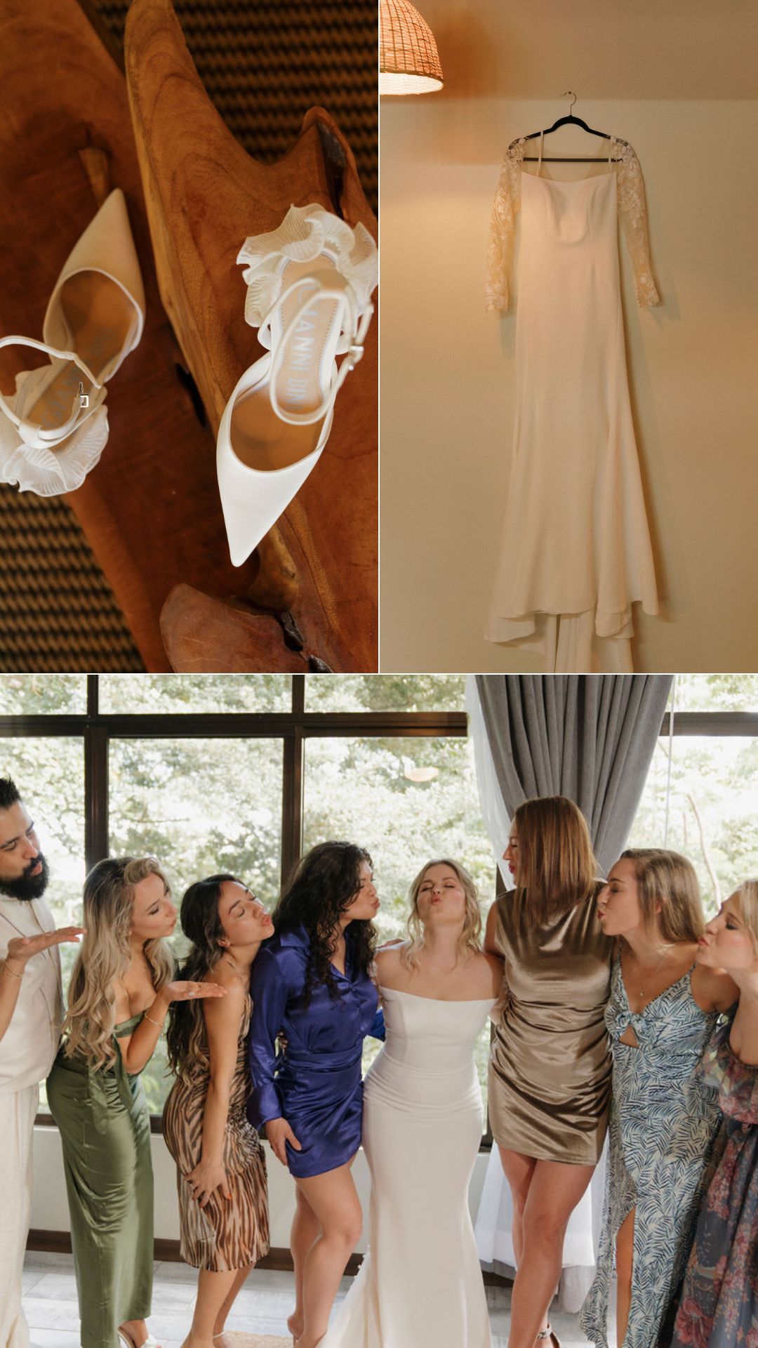 wedding shoes - wedding dress - team bride