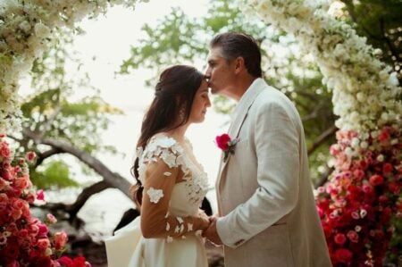 Janet + John's Enchanting Garden Elopement is featured on Boho Weddings
