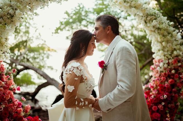 Janet + John's Enchanting Garden Elopement is featured on Boho Weddings