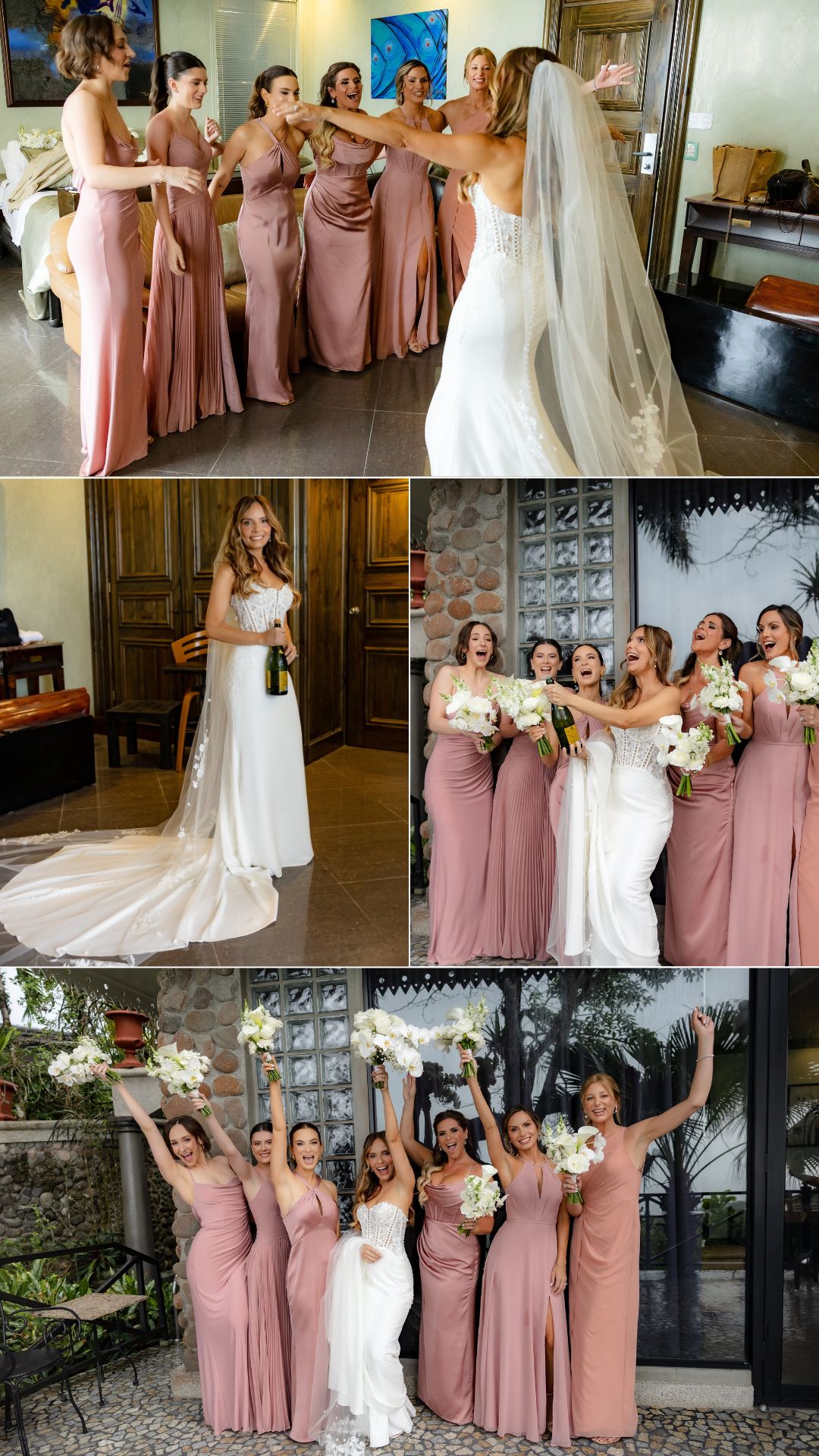 bridesmaids - team bride - bridesmaids dresses - bride wedding dress