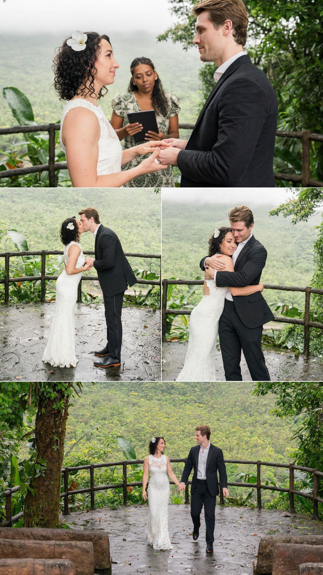 ceremony highlights at arenal los lagos