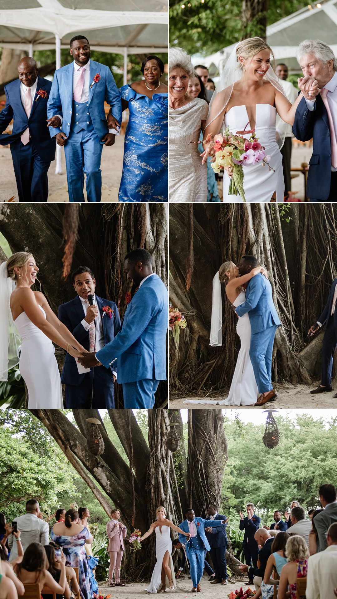 ceremony highlights at pangas beach club - details - family