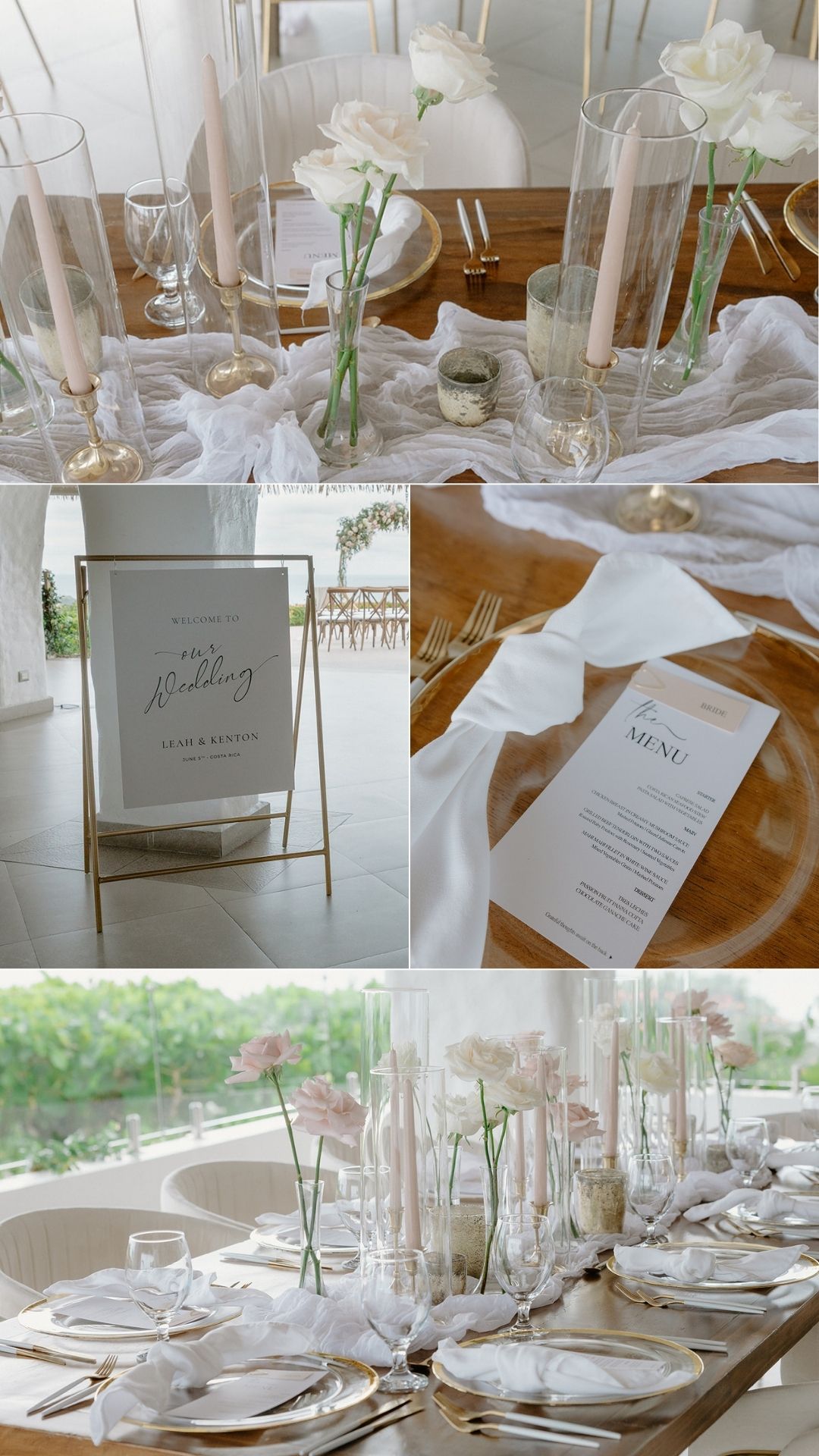 reception details at la mariposa in manuel antonio