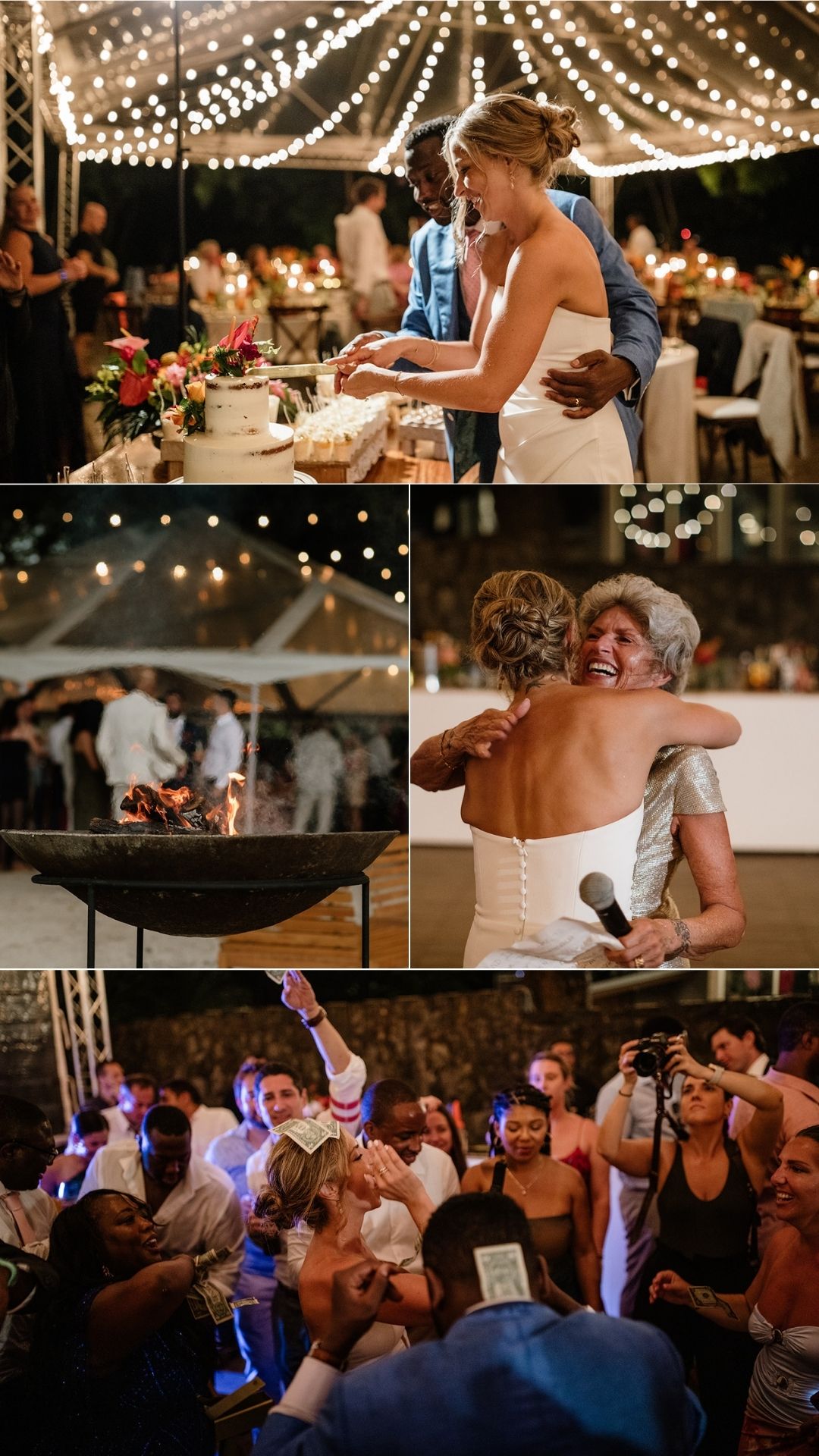 reception highlights - dances - cutting cake