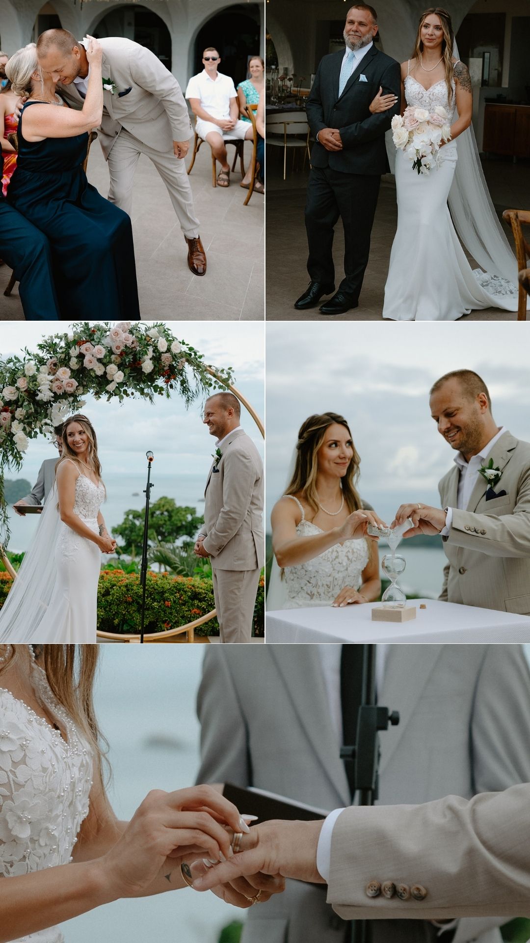 wedding ceremony at la mariposa - highlights