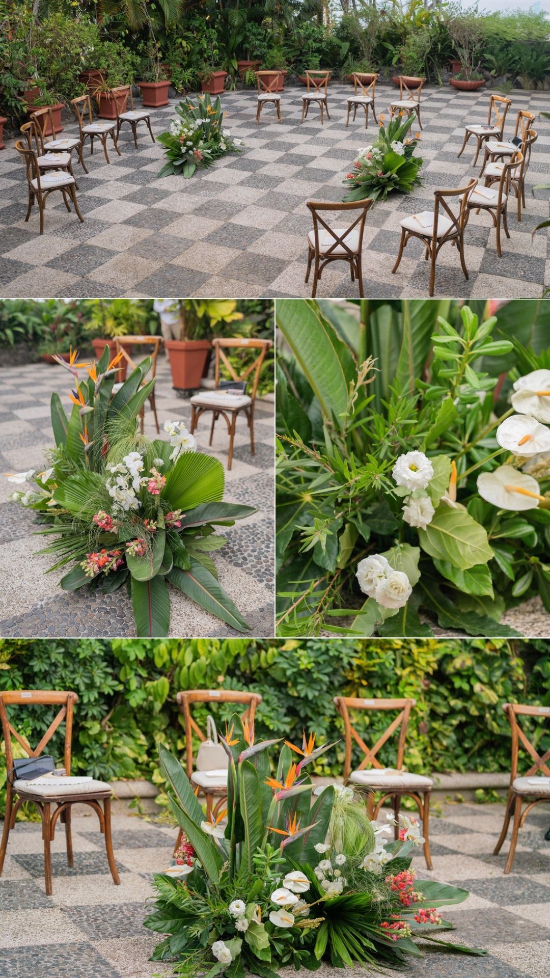 wedding ceremony decor - flowers - decorations - villa caletas wedding ceremony decor - flowers - decorations - villa caletas