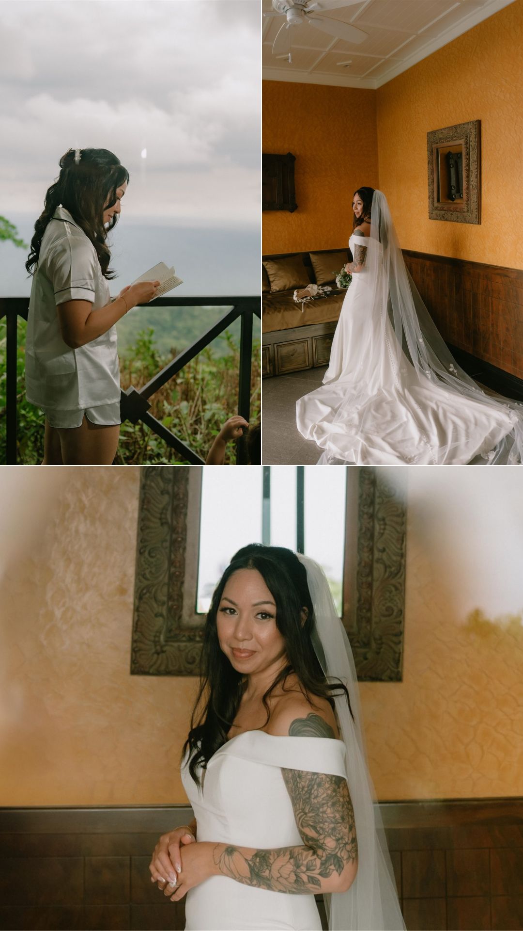bride - wedding dress- jaco - villa caletas