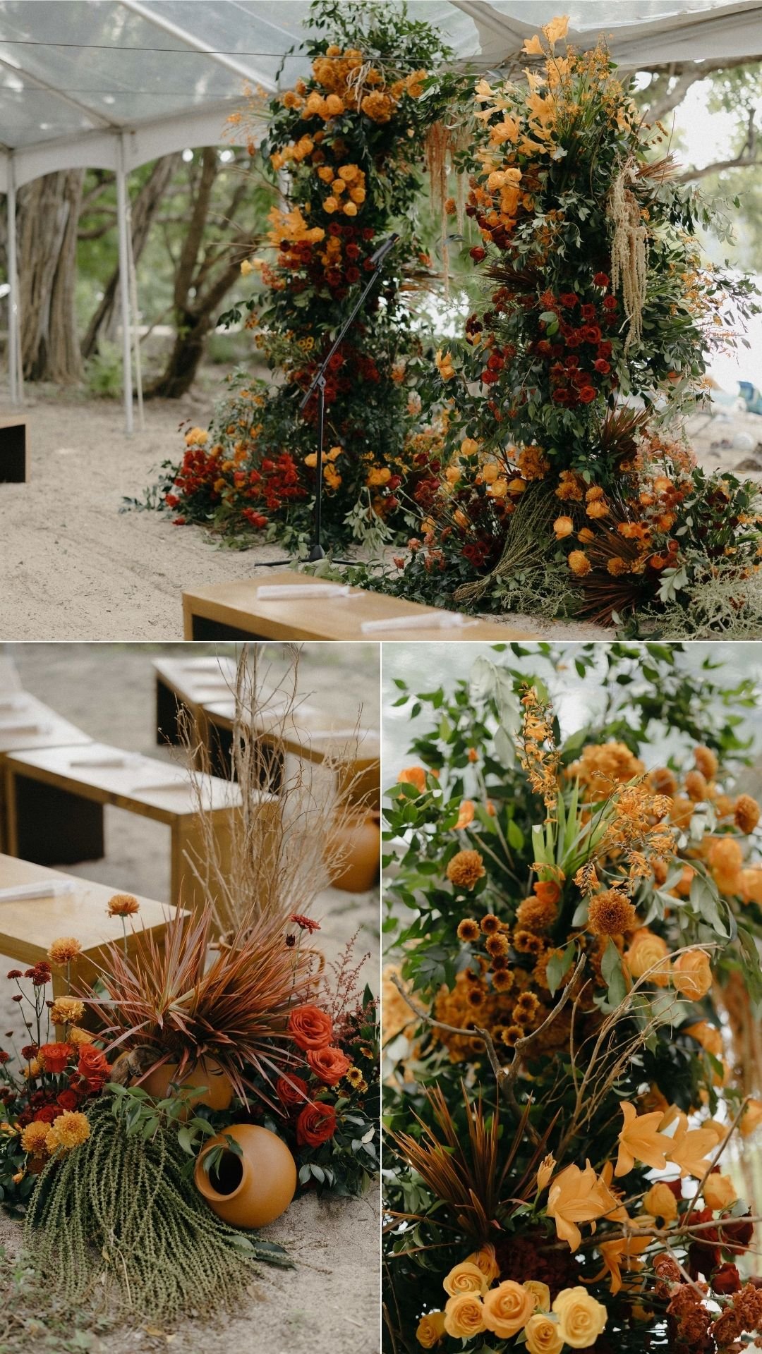 ceremony details - flowers - roses ceremony details - flowers - roses