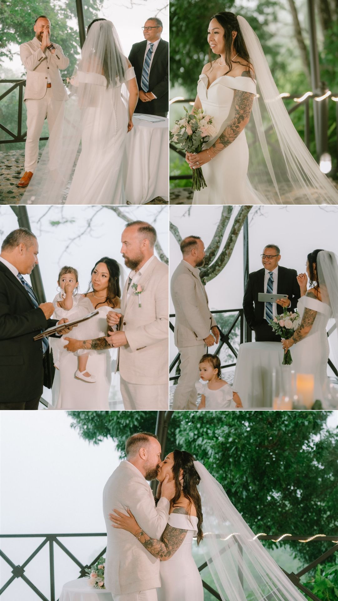 ceremony highlights at villa caletas