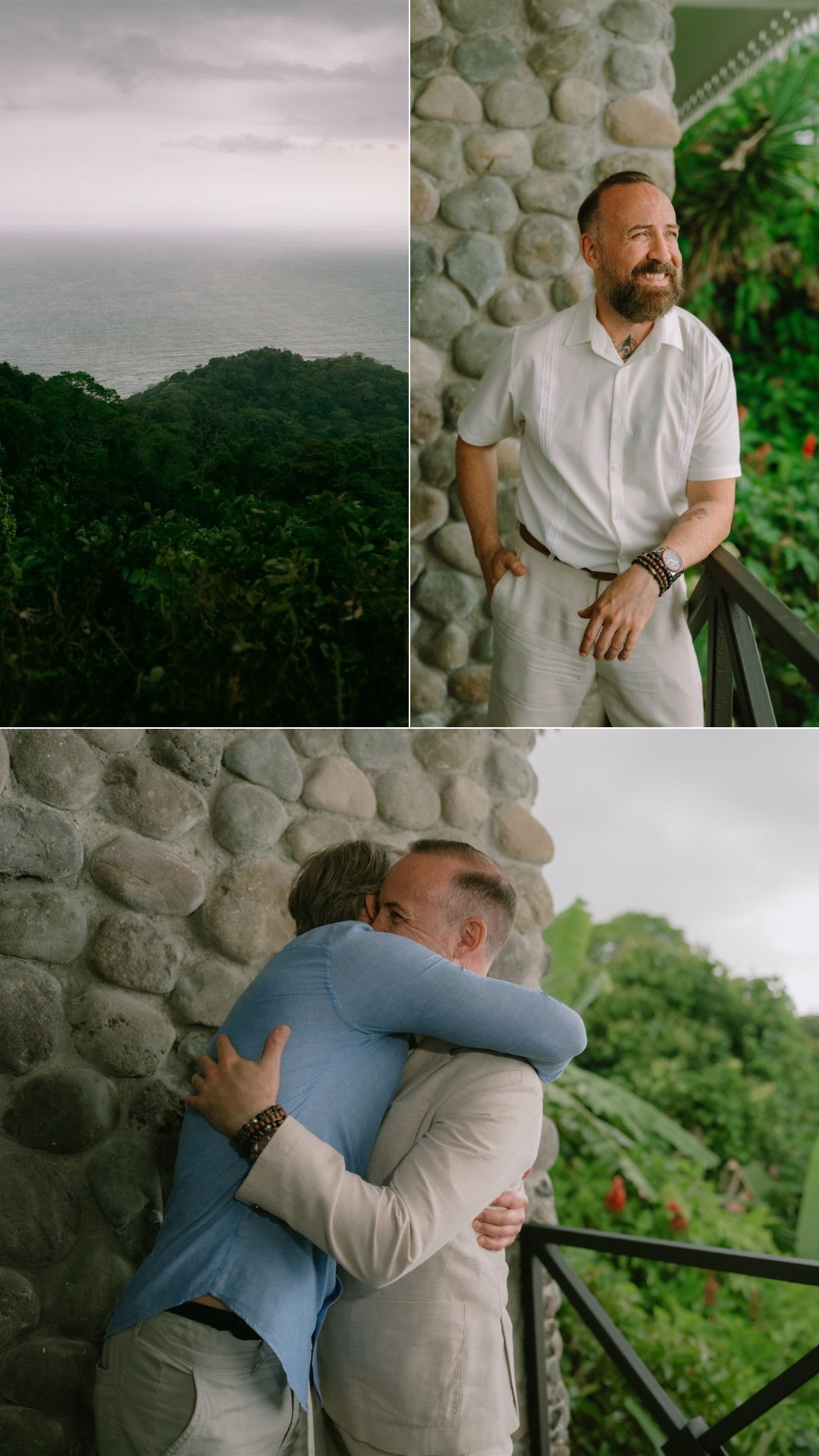 groom getting ready - villa caletas