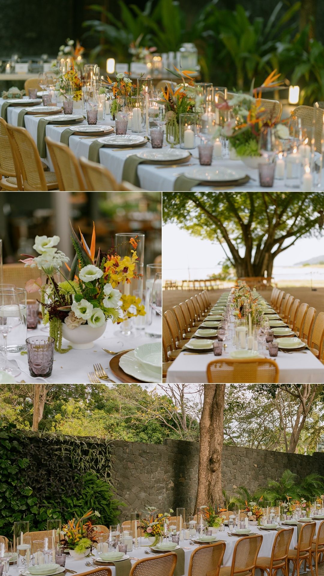 intimate reception at pangas beach club