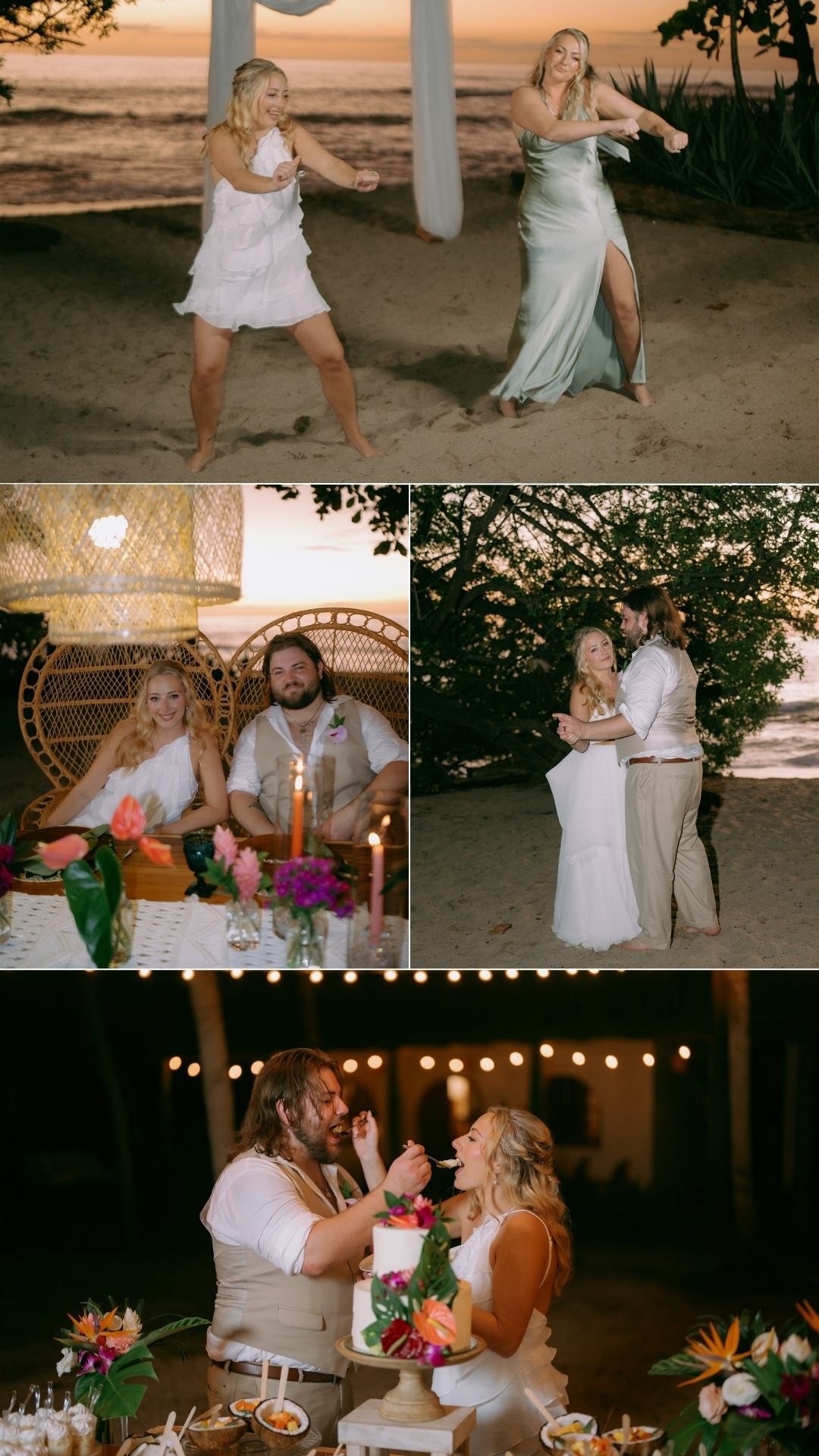 reception highlights at sueño del mar