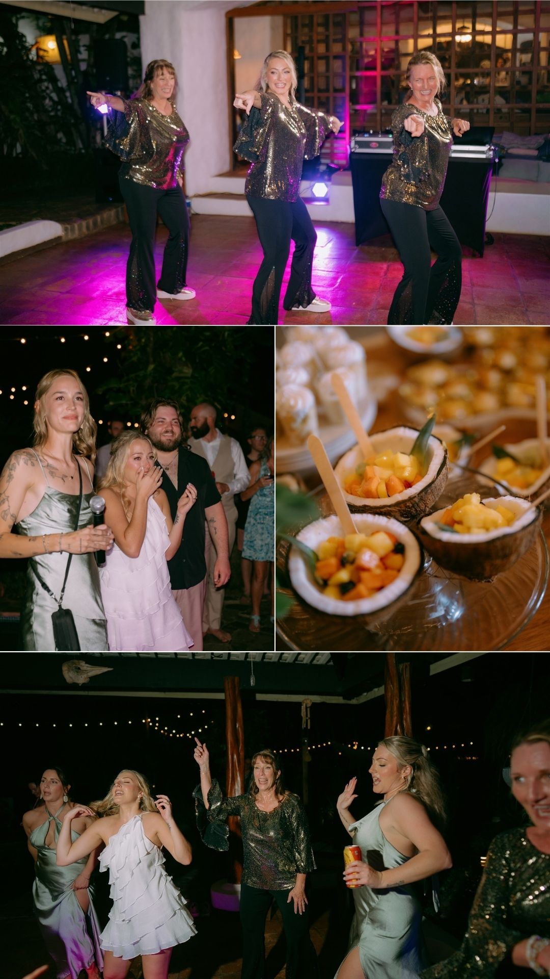 reception party for Kassidy and Cayman