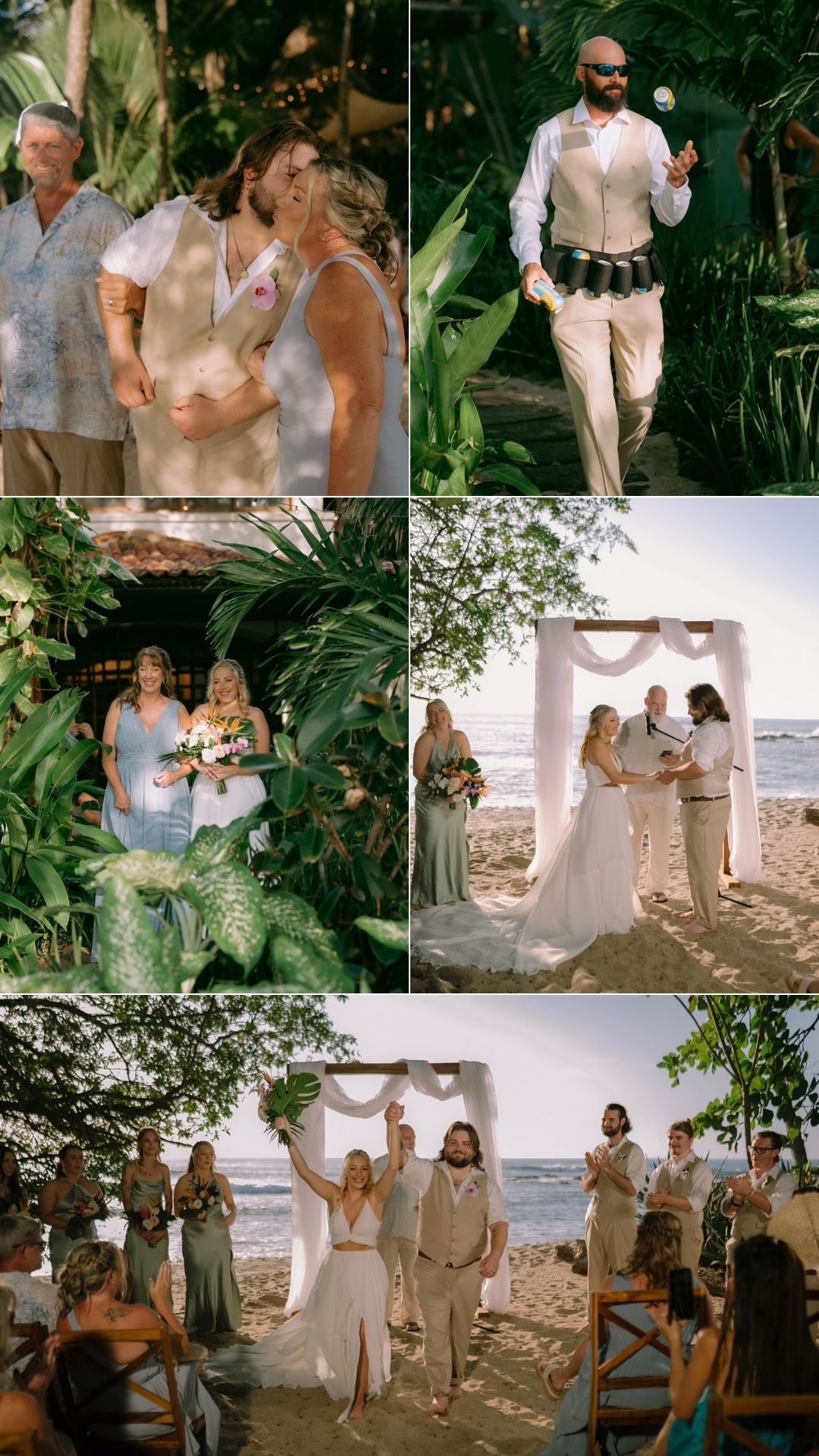 wedding ceremony highlights at sueño del mar