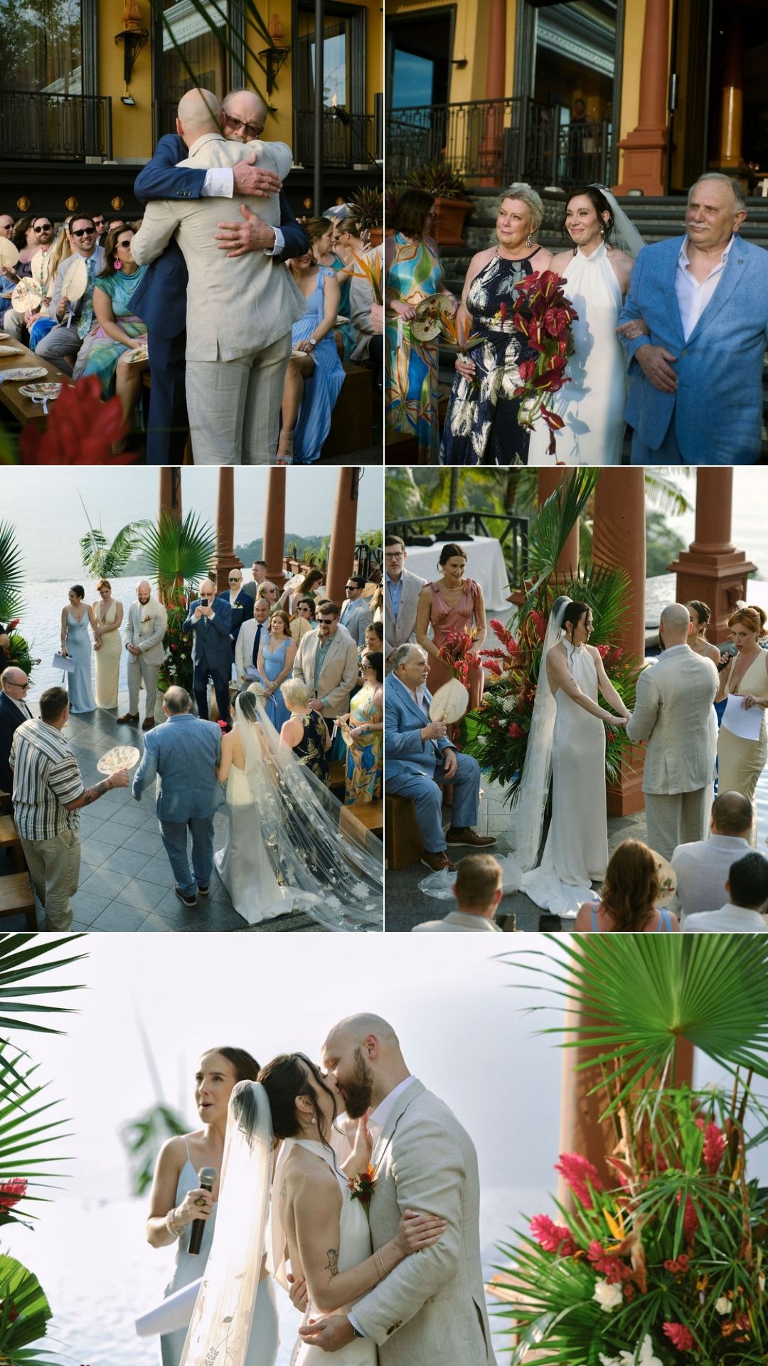 wedding ceremony highlights at zephyr palace - francesca + dylan