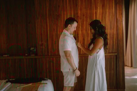 charmaine-closing-the-shirt