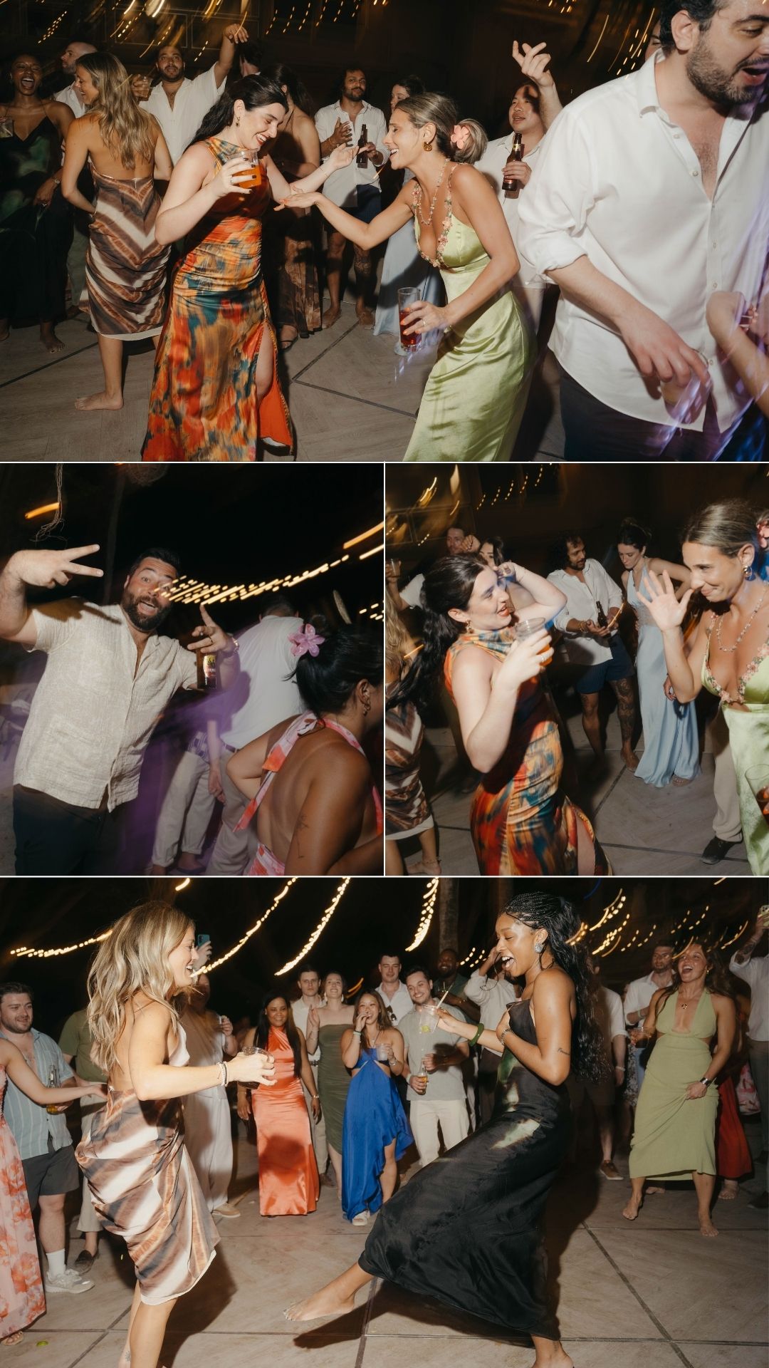 party photos at pangas beach club - cassidy + brandon
