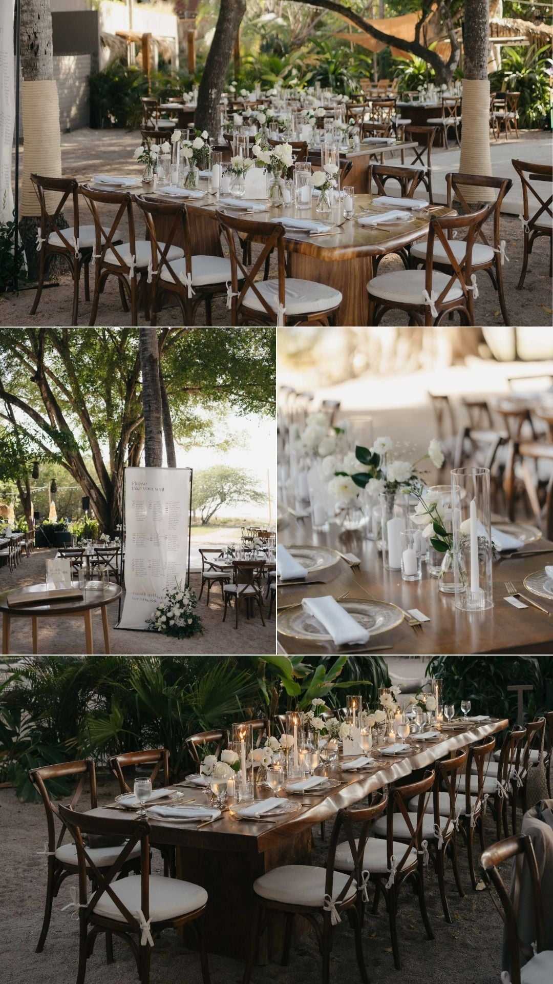 wedding reception details - pangas beach club