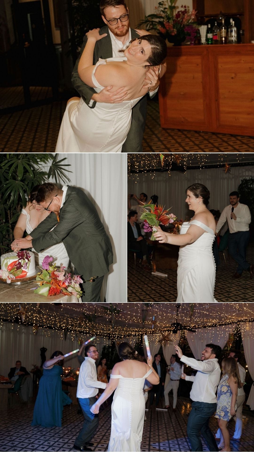 vanessa + kevin reception party