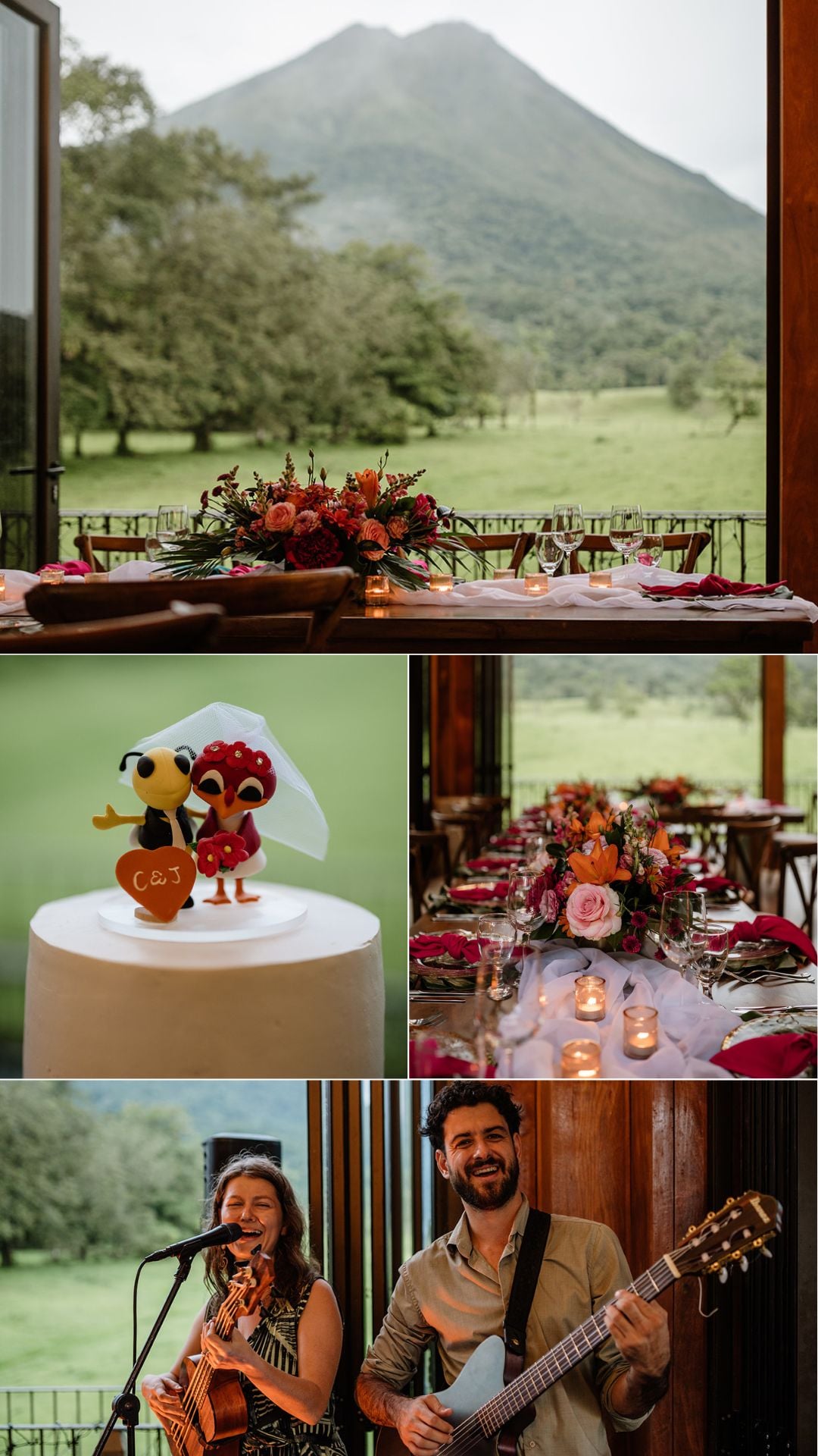 jenn-and-chris-reception-details-cake-music-volcan
